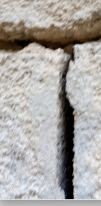A severe wall crack needed commercial-grade basement waterproofing in Clifton NJ