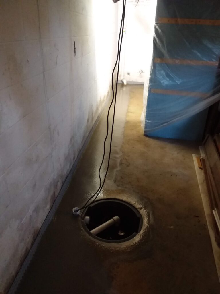 Basement Waterproofing pipe in Lewes DE