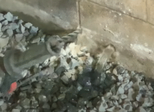 Weep holes as part of a basement waterproofing in Middletown Township NJ