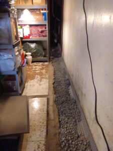 Basement Waterproofing pipe in Newark DE