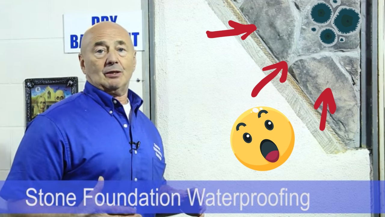 Waterproofing a foundation and basement in Phillipsburg PA.