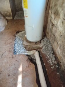 basement waterproofing drain pipes installed in Mount Holly NJ